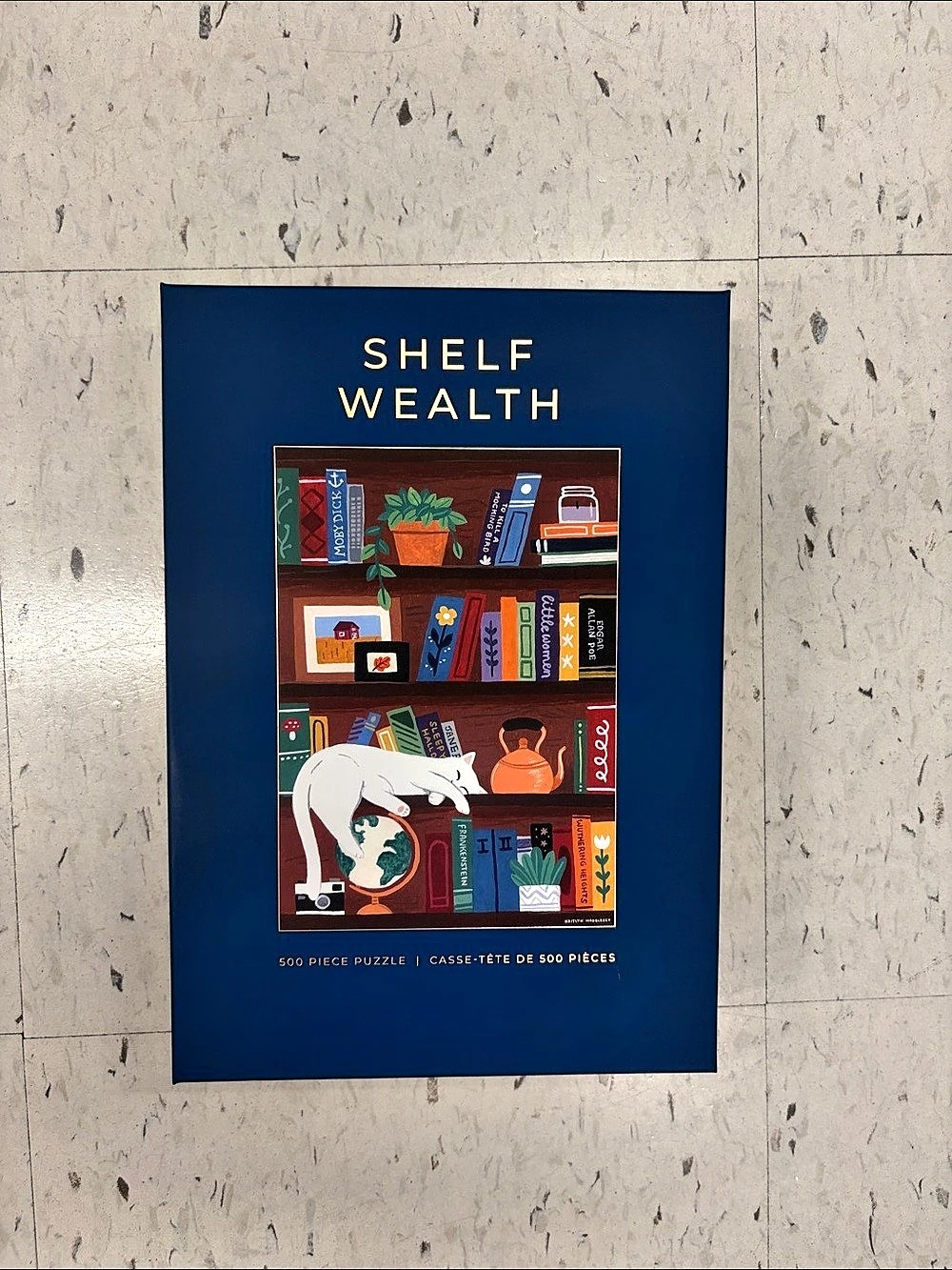Hobbry Shelf Wealth 500-Piece Jigsaw Puzzle